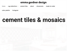 Tablet Screenshot of emmagardnerdesign.com